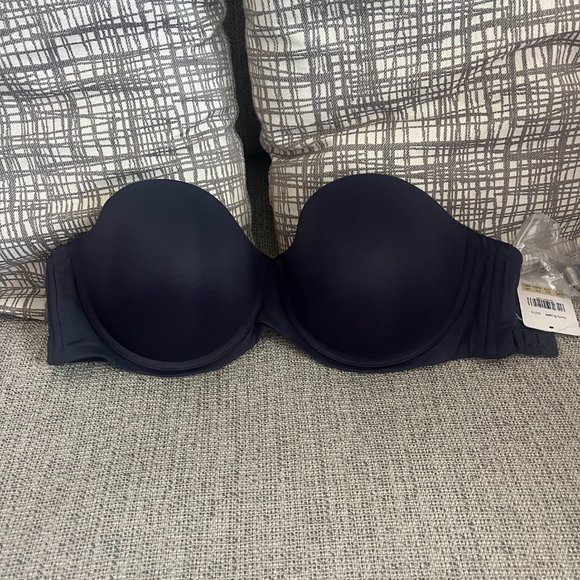 Meleneca Women's Underwire Smooth Multi-Way Uplift Padded Push up strapless Bra - Picture 2 of 5